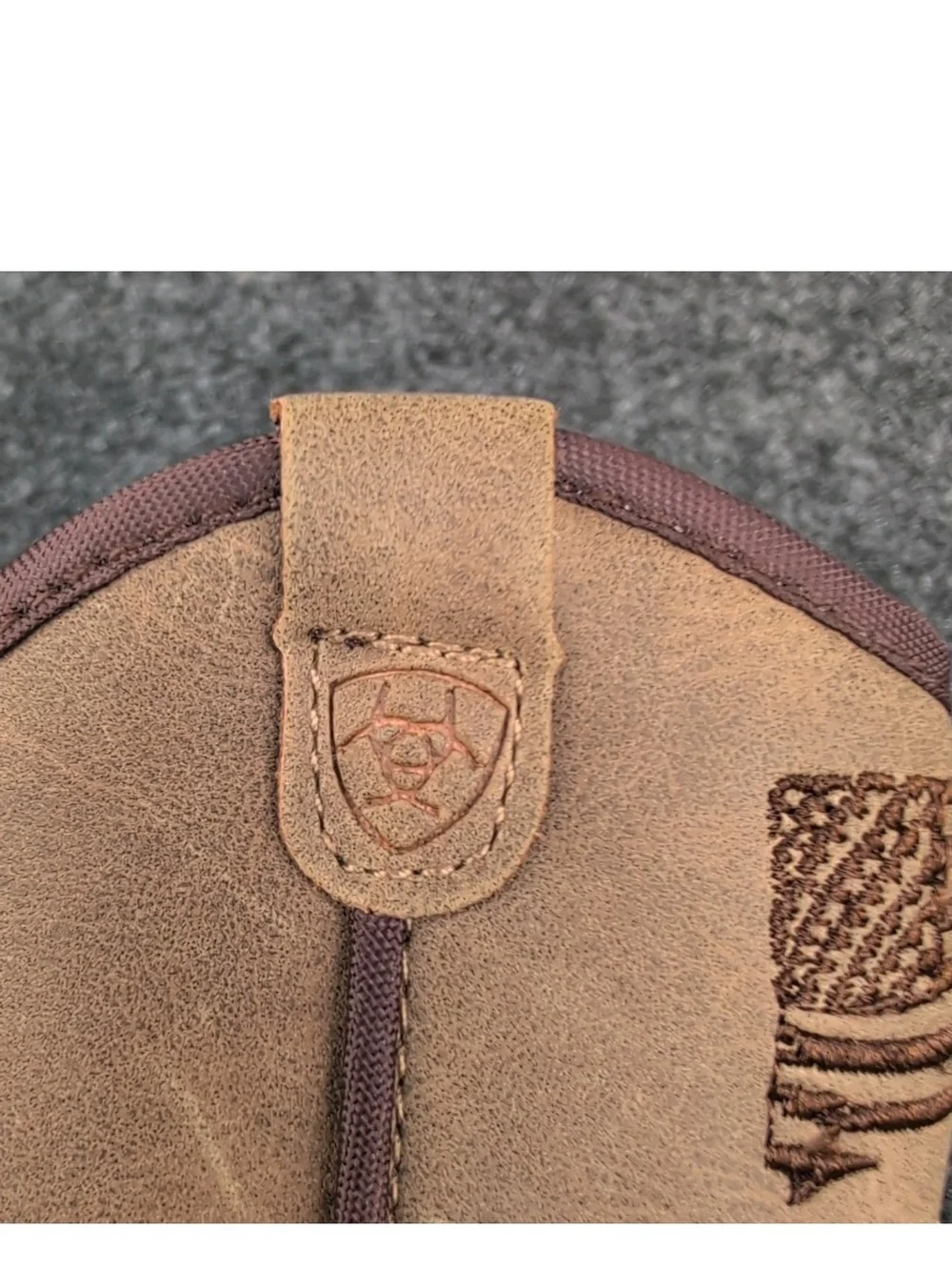 Ariat Boots Infant Lil Stompers Anthem Patriot Brown Western Babies Booties